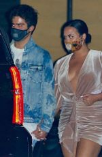 DEMI LOVATO and Max Ehrich at Nobu in Malibu 08/02/2020