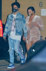 DEMI LOVATO and Max Ehrich at Nobu in Malibu 08/02/2020