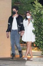 DEMI LOVATO and Max Ehrich at Nobu in Malibu 08/29/2020