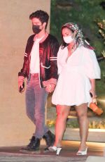 DEMI LOVATO and Max Ehrich at Nobu in Malibu 08/29/2020