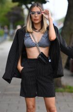 DEMI SIMS on the Set of TOWIE in Essex 08/21/2020