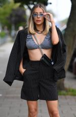 DEMI SIMS on the Set of TOWIE in Essex 08/21/2020