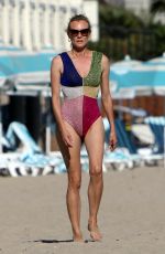 DIANE KRUGER in Swimsuit at a Beach in Los Angeles 08/24/2020
