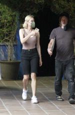 DIANE KRUGER in Tights Out and About in Los Angeles 08/19/2020