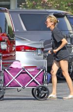 DIANE KRUGER Shopping at Farmers Market in Los Angeles 08/28/2020