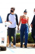 DUA LIPA and Anwar Hadid at Nobu in Malibu 08/30/2020
