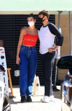 DUA LIPA and Anwar Hadid at Nobu in Malibu 08/30/2020