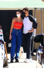 DUA LIPA and Anwar Hadid at Nobu in Malibu 08/30/2020