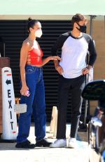 DUA LIPA and Anwar Hadid at Nobu in Malibu 08/30/2020