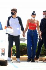 DUA LIPA and Anwar Hadid at Nobu in Malibu 08/30/2020