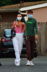 DUA LIPA and Anwar Hadid Out for Dinner in Los Angeles 08/20/2020