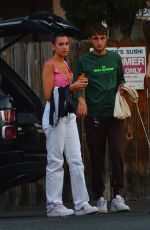 DUA LIPA and Anwar Hadid Out for Dinner in Los Angeles 08/20/2020