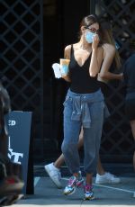 EIZA GONZALEZ Out for Iced Coffee in West Hollywood 08/20/2020