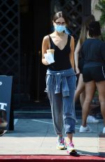 EIZA GONZALEZ Out for Iced Coffee in West Hollywood 08/20/2020