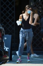 EIZA GONZALEZ Out for Iced Coffee in West Hollywood 08/20/2020