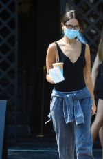 EIZA GONZALEZ Out for Iced Coffee in West Hollywood 08/20/2020