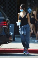 EIZA GONZALEZ Out for Iced Coffee in West Hollywood 08/20/2020
