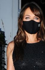 ELIZABETH HURLEY Night Out in London 08/13/2020