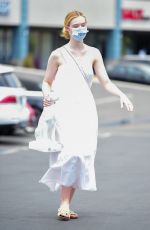 ELLE FANNING Out Shopping in Los Angeles 08/17/2020