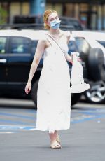 ELLE FANNING Out Shopping in Los Angeles 08/17/2020