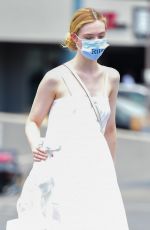 ELLE FANNING Out Shopping in Los Angeles 08/17/2020