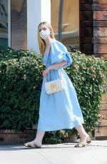 ELLE FANNING Out Shopping in Los Angeles 08/20/2020