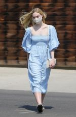 ELLE FANNING Out Shopping in Los Angeles 08/20/2020