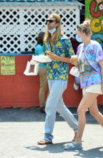 ELSA HOSK and Tom Daly Out for Breakfast in Los Angeles 08/25/2020