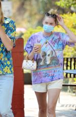 ELSA HOSK and Tom Daly Out for Breakfast in Los Angeles 08/25/2020
