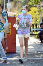 ELSA HOSK and Tom Daly Out for Breakfast in Los Angeles 08/25/2020