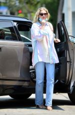 ELSA HOSK in DEnim Out in Los Angeles 08/21/2020