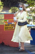 ELSA HOSK Out for Iced Coffee in Los Angeles 08/28/2020