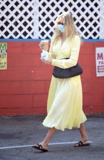 ELSA HOSK Out for Iced Coffee in Los Angeles 08/28/2020