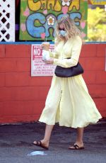 ELSA HOSK Out for Iced Coffee in Los Angeles 08/28/2020