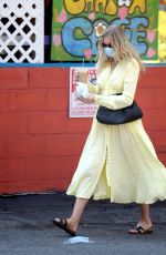 ELSA HOSK Out for Iced Coffee in Los Angeles 08/28/2020