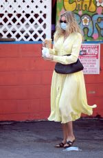ELSA HOSK Out for Iced Coffee in Los Angeles 08/28/2020
