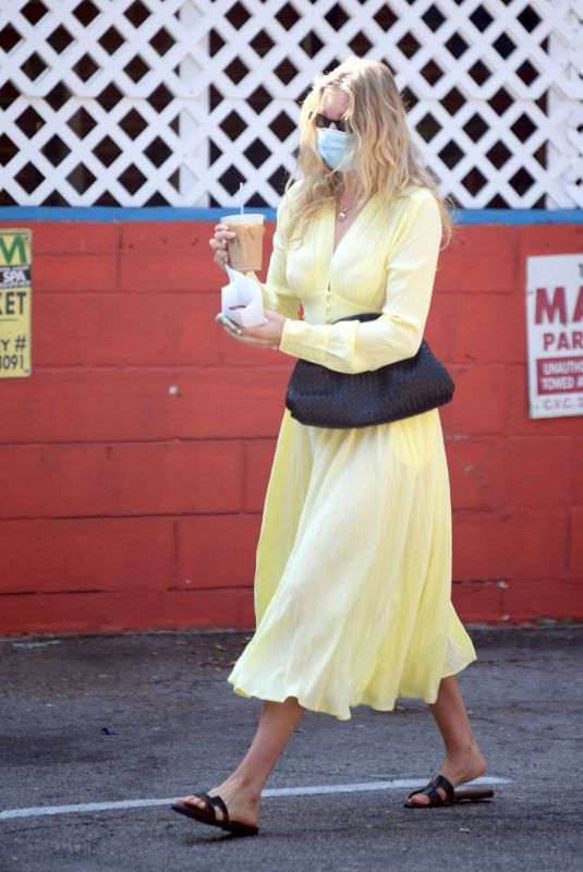 ELSA HOSK Out for Iced Coffee in Los Angeles 08/28/2020