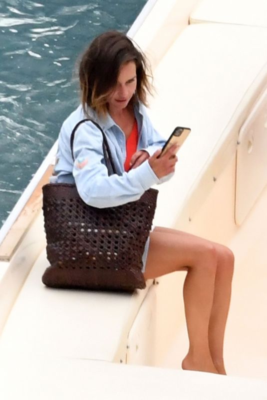 EMILIA CLARKE on Vacation in Italy 08/09/2020