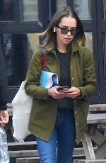 EMILIA CLARKE Shopping at Planet Organic in London 08/24/2020