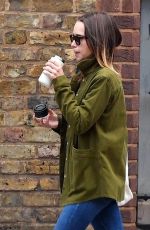 EMILIA CLARKE Shopping at Planet Organic in London 08/24/2020