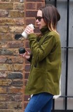 EMILIA CLARKE Shopping at Planet Organic in London 08/24/2020