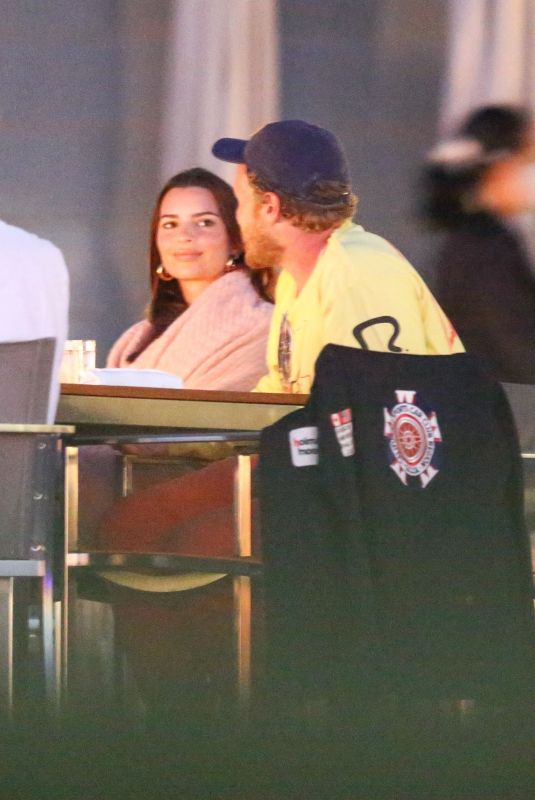 EMILY RATAJKOWSKI and Sebastian Bear McClard Out for Dinner in New York 08/30/2020