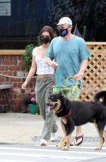EMILY RATAJKOWSKI and Sebastian Bear McClard Out with Their Dog in New York 08/06/2020