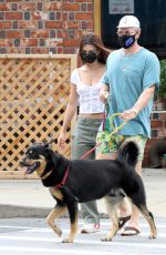 EMILY RATAJKOWSKI and Sebastian Bear McClard Out with Their Dog in New York 08/06/2020