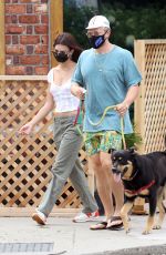 EMILY RATAJKOWSKI and Sebastian Bear McClard Out with Their Dog in New York 08/06/2020