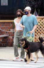 EMILY RATAJKOWSKI and Sebastian Bear McClard Out with Their Dog in New York 08/06/2020