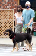 EMILY RATAJKOWSKI and Sebastian Bear McClard Out with Their Dog in New York 08/06/2020