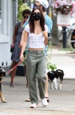 EMILY RATAJKOWSKI and Sebastian Bear McClard Out with Their Dog in New York 08/06/2020