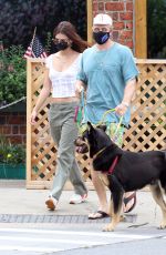 EMILY RATAJKOWSKI and Sebastian Bear McClard Out with Their Dog in New York 08/06/2020