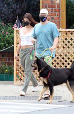 EMILY RATAJKOWSKI and Sebastian Bear McClard Out with Their Dog in New York 08/06/2020